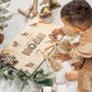 Montessori Name Puzzle with Train - Baby 1st Birthday Gift - Christian Nursery Decor - Christmas Baby Gift - Bible Promise - Boho Home Decor
